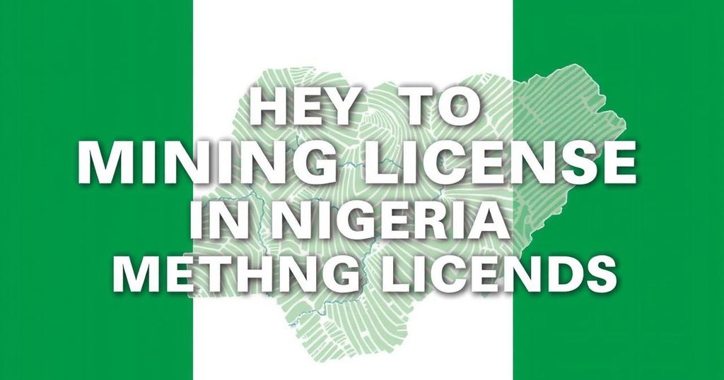 How to Obtain a Mining License in Nigeria: A Comprehensive Guide